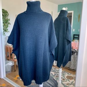 Poncho inspired sweater